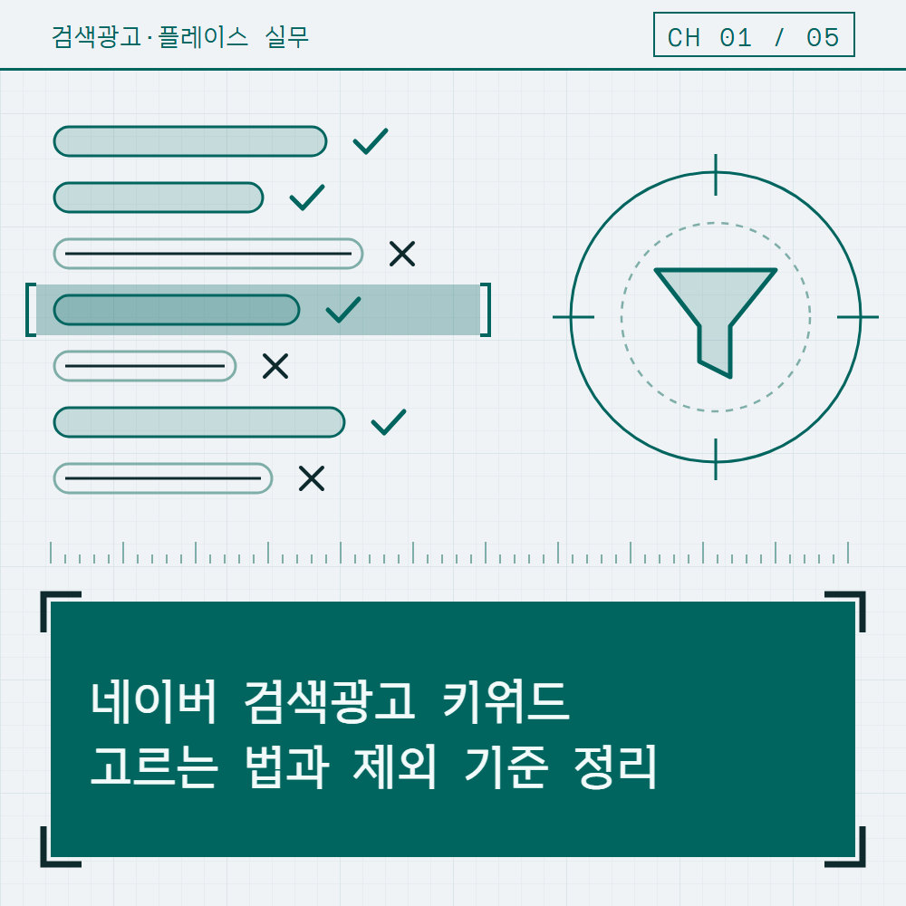 네이버 검색광고 키워드 고르는 법과 제외 기준 정리