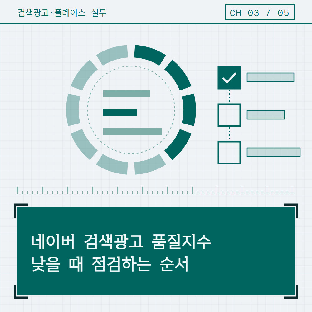 네이버 검색광고 품질지수 낮을 때 점검하는 순서